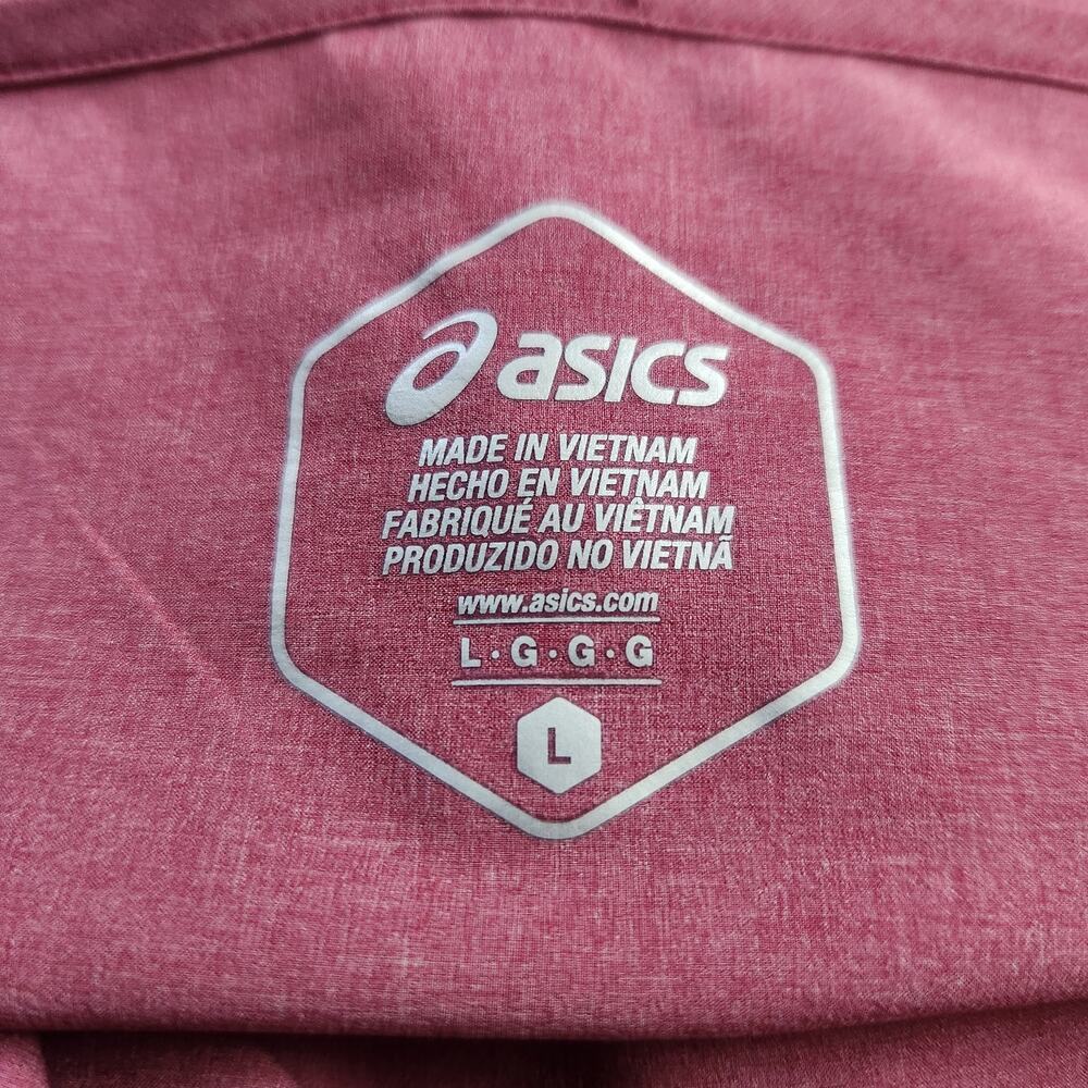 Asics D1 L Long Sleeve Rose Polyester/Spandex Women Running‎ Active Athletic Top - Picture 9 of 10